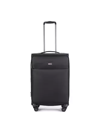 STRATIC | Trolley blando LIGHT Medium 65cm azul oscuro | schwarz